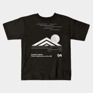 Elliott Smith / From A Basement / Minimalist Design Kids T-Shirt